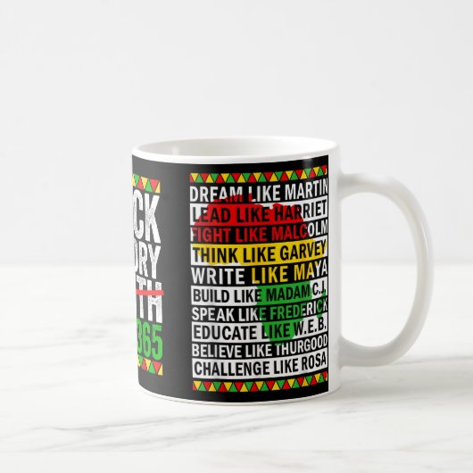 Zwarte Geschiedenismaand Zwarte Geschiedenis Probl Koffiemok (Rechts)
