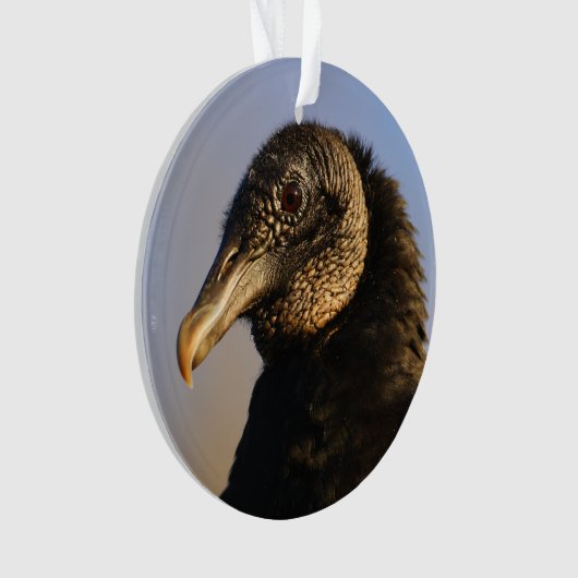 zwarte gier ornament (voorkant)