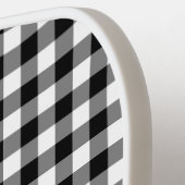 zwarte gingham pickleball paddle (Links Detail)