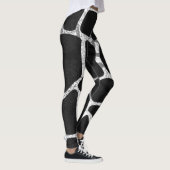 Zwarte girafdruk leggings (Rechts)