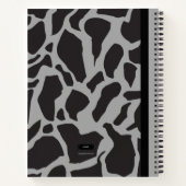 ZWARTE GIRAFFE PRINT NOTITIEBOEK (Achterkant)