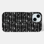 zwarte gitaar Case-Mate iPhone case (Achterkant (horizontaal))