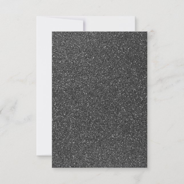 Zwarte glitter (Voorkant)