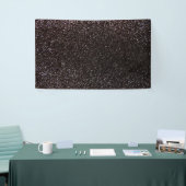 Zwarte glitter spandoek (Beurs)