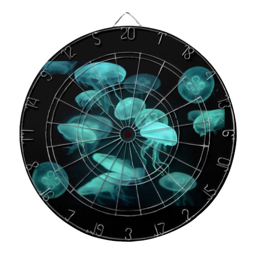 zwarte gloed op zee dartbord (Voorkant)