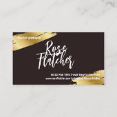 Zwarte Gold Workshop Visitekaartje (Achterkant)