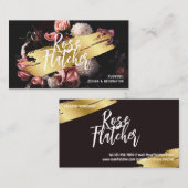 Zwarte Gold Workshop Visitekaartje (Voorkant / Achterkant)