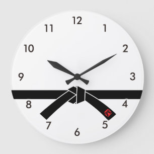 Zwarte gordel, 黒, 武 grote klok