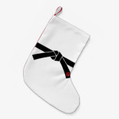 Zwarte gordel, 黒, 武 kleine kerstsok (Voorkant (Hangend))