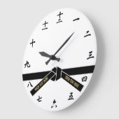 zwarte gordel (Kuro-obi) Grote Klok (Hoek)