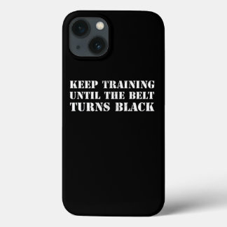 Zwarte gordel — Martial Art training Karate Tae Kw iPhone 13 Hoesje