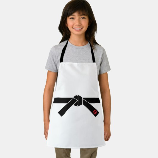 Zwarte gordel, martial Arts Schort (Insitu)