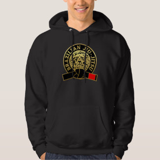 Zwarte gordel met goudpleister van Braziliaanse Ji Hoodie