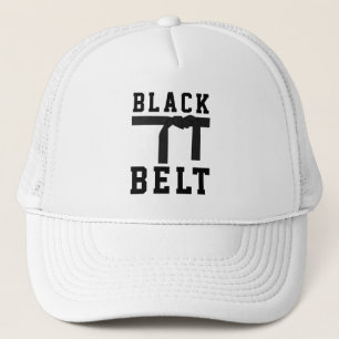 Zwarte gordel trucker pet