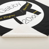 Zwarte gordel voor martial Arts First Degree Sherpa Deken (3/4)