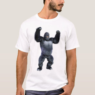 Zwarte Gorilla Aap T-shirt