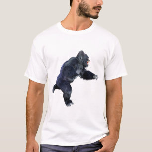 Zwarte Gorilla Aap T-shirt