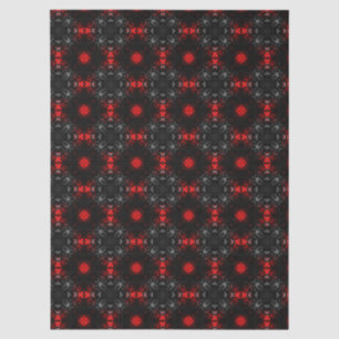 Zwarte Goth-patroon Tissuepapier