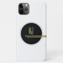 Zwarte Goud Drummer Monogram