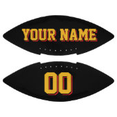 ZWARTE GOUD EN RODE Football (Panelen)