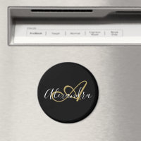 Zwarte Goud Monogram Naam Cruise Deur