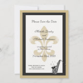 Zwarte Goud New Orleans Jazz Sla de Datum Op Save The Date (Achterkant)