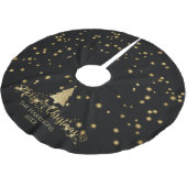 Zwarte gouden kerstbomen kerstboom rok (Gekanteld)
