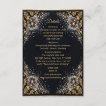 Zwarte Gouden Parel Diamanten Boog Luxe Formeel