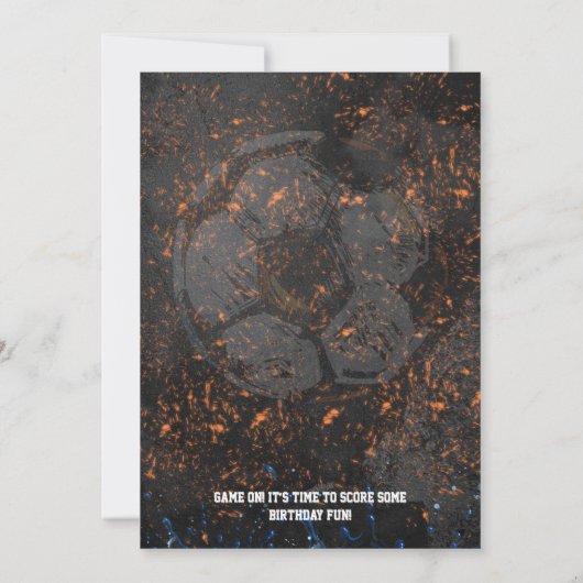 Zwarte gouden sport jongens Verjaardag Kaart (Achterkant)