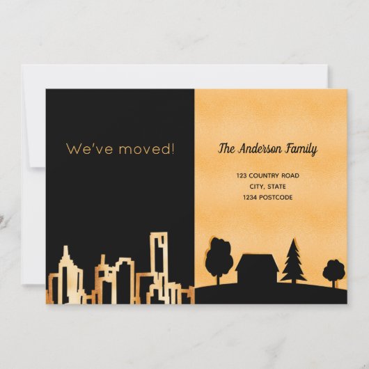 Zwarte gouden stad: aankondiging (Voorkant)