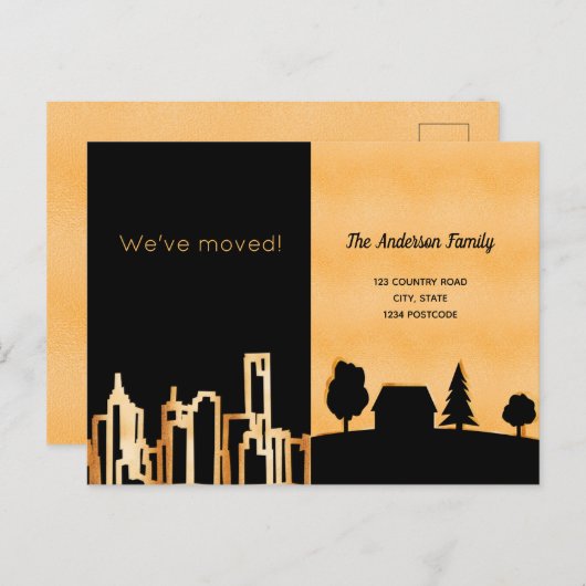 Zwarte gouden stad, we hebben de aankondiging verp (Voorkant / Achterkant)