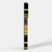 Zwarte gouden strepen Case-Mate iPhone case (Achterkant / Rechts)