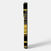 Zwarte gouden strepen Case-Mate iPhone case (Achterkant / Links)