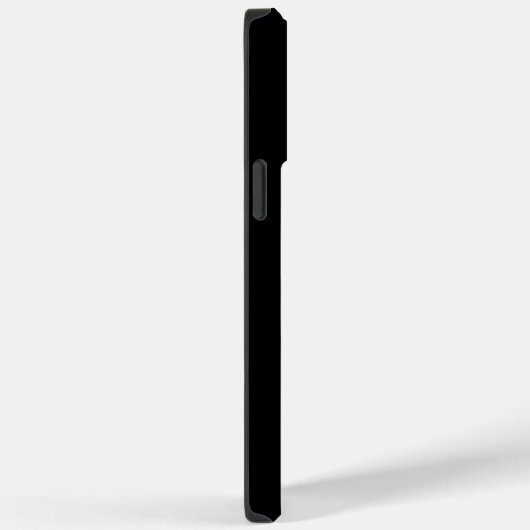 Zwarte goudmonogram initiaal naam baard Case-Mate iPhone case (Achterkant / Rechts)