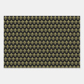 Zwarte goudvaar de Lis, Franse omhulling Inpakpapier Vel (Voorkant)