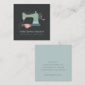 ZWARTE GREEN AQUA ORANJE PINKSEWEMMELER VIERKANTE VISITEKAARTJE (Voorkant / Achterkant)