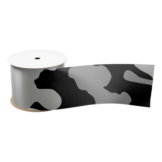 Zwarte & grijze Camo  Lint (Spoel)