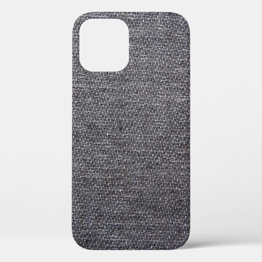 zwarte grijze doek Case-Mate iPhone case (Achterkant)