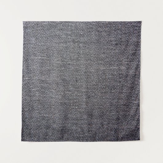 zwarte grijze doek wandkleed (Voorkant)