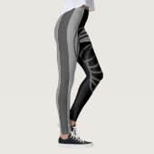 Zwarte grijze Leggings (Rechts)
