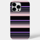 zwarte grijze strepen Case-Mate iPhone case (Achterkant)