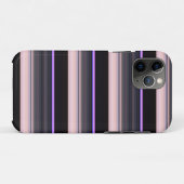 zwarte grijze strepen Case-Mate iPhone case (Achterkant (horizontaal))