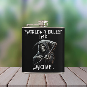 Zwarte Grim Reaper Werelds meest lugubere Koudste Heupfles