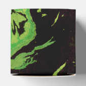 Zwarte groene marmer bedankdoosjes (Bovenkant)