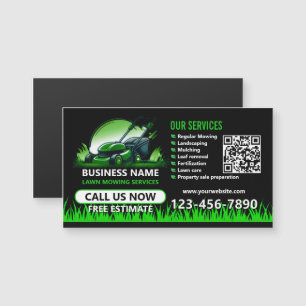 Zwarte Groene Professionele Gazonverzorging QR Pro