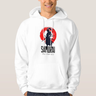 Zwarte & Groene Samurai Hoofd – Maximalistische St Hoodie