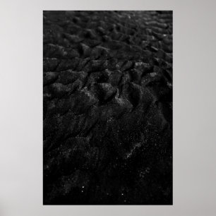 Zwarte grond poster