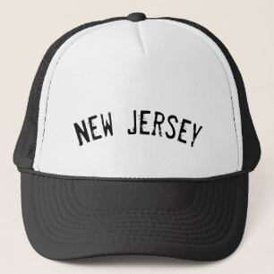Zwarte Grunge New Jersey Trucker Pet