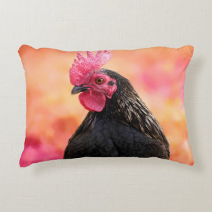 Zwarte Haan Decoratief Kussen