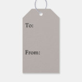 Zwarte Hagedis Cadeaulabel (Achterkant)